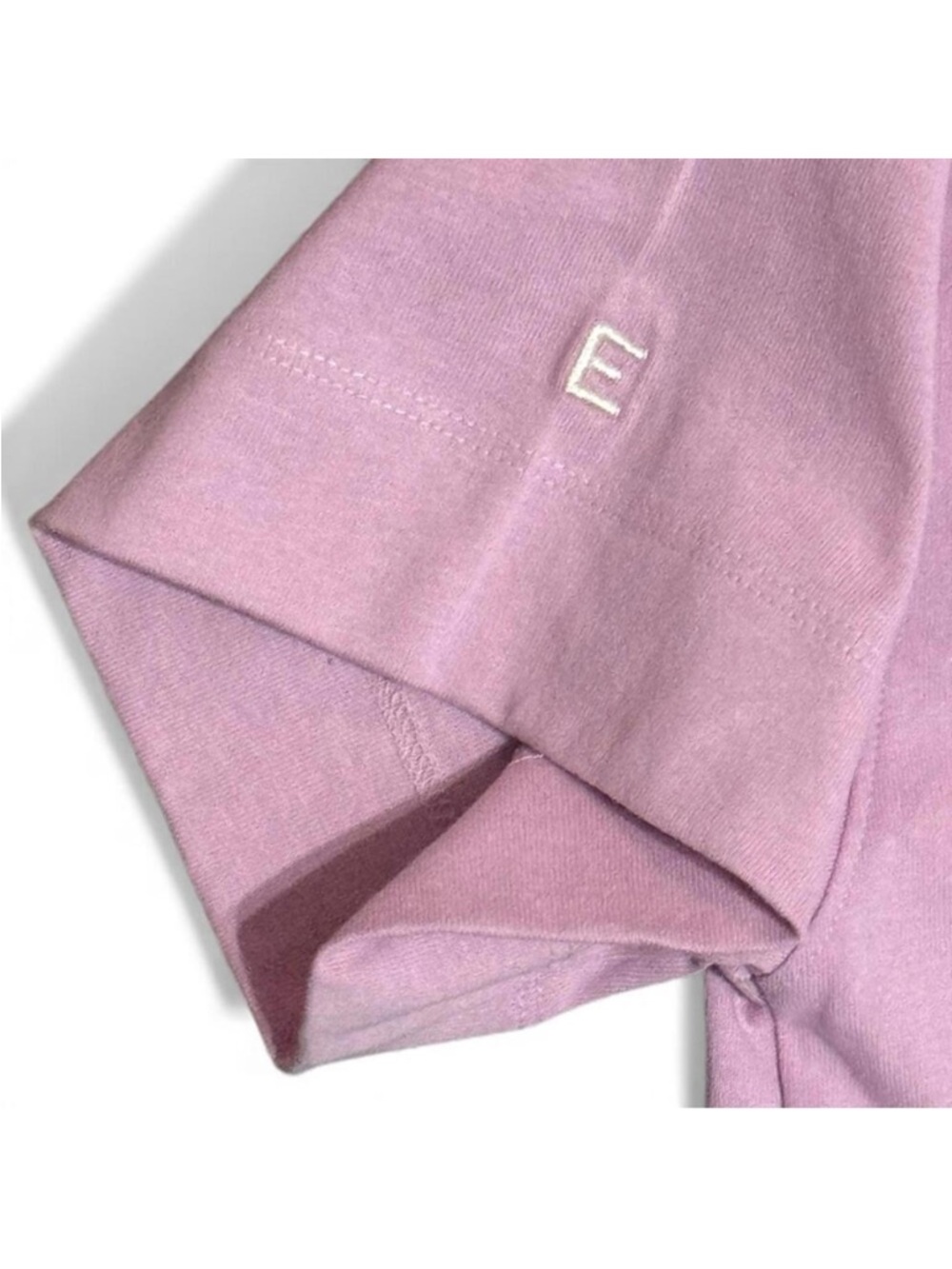 Everlane The Retro Jersey Polo Boxy Top Lilac with White Collar NWT - Picture 2 of 8